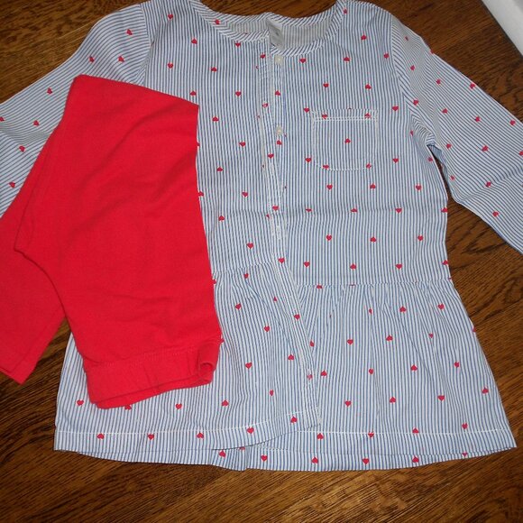 Carter's Heart Long Sleeve Shirt and Leggings Set - Picture 1 of 2